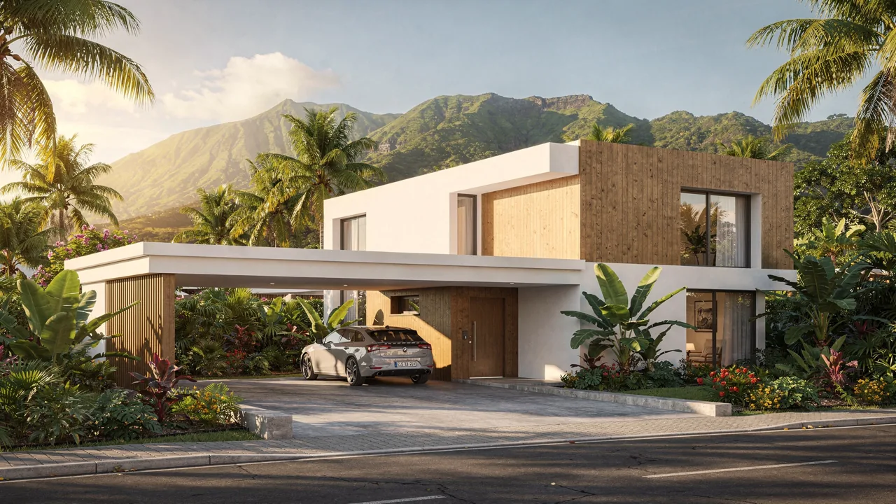 Garage, abri, annexe à La Réunion : DP ou permis ?